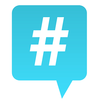 Using hashtags in social media